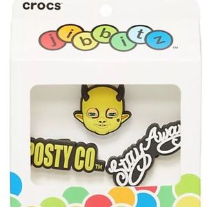 Rare POST MALONE x Crocs 3-Pack Jibbitz